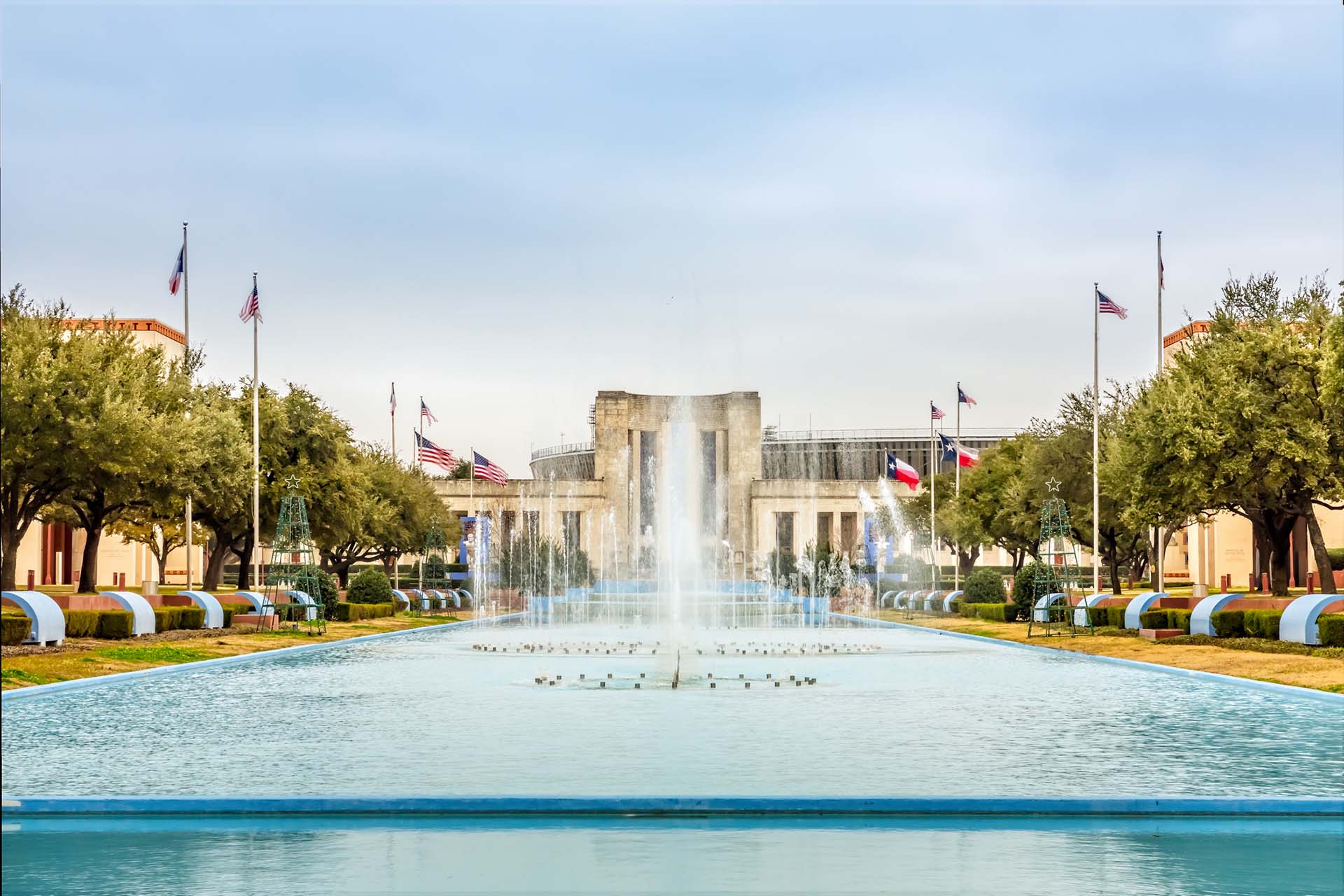 Art Deco styled Fair Park in Dallas Texas